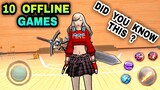 Did you Know This HIDDEN TOP 10 OFFLINE GAMES Android & iOS ? 10 LOW SIZE OFFLINE GAMES & LOW SPEC