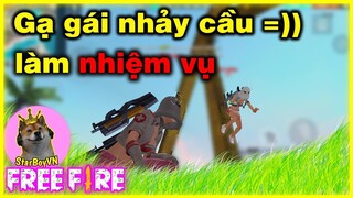 [Free Fire] Gạ Gái Làm Nhiệm Vụ TVC Nhưng Không Quên Lấy Top 1 😂| StarBoyVN | Nonolive