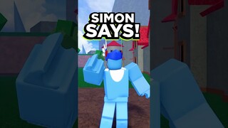 SIMON SAYS WITH INDRA'S PERSONALITIES IN BLOX FRUITS! 🎮 #shorts