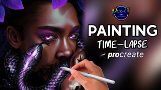 Pex-cil [ PAINTING ] Snake & Women | วาดด้วย Procreate | Time-lapse