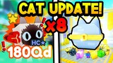 😳The *CAT UNIVERSE UPDATE* IS HERE! +4 NEW WORLDS & HATCH 8 PETS! (Pet Simulator X)