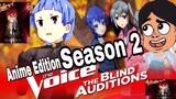 The Voice Season 2 Anime Blind Edition funny Dub