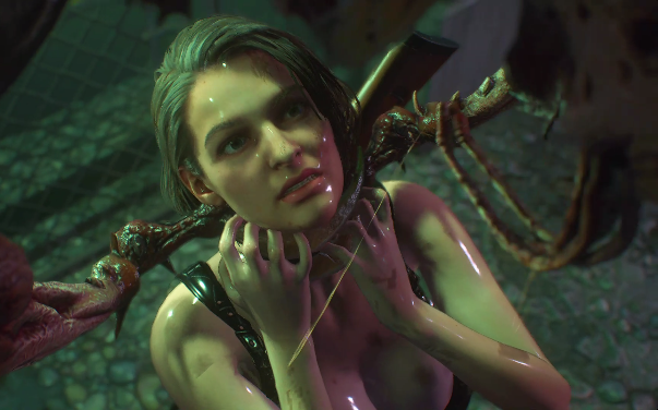 【Resident Evil 3 Remake】——Jill Black Cobweb Corset mod5