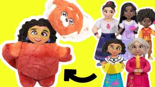 Disney Encanto Mirabel Transforms into Red Panda Mei Doll from Turning Red Movie at Madrigal House
