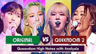 Queendom 2 High Notes Vs. Original Singers (ft. Kep1er, Hyolyn, Viviz, Loona, WJSN, & Brave Girls)