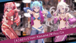 Người mới tham gia MMD [Rendering/[A]ddiction] Ba người cùng nhau nhảy ★TDA·MIKU-KASANE-IA! Phong cá