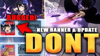 50 DAY UPDATE IS HERE & VERY BUGGED!! Dont make NEW Mistakes! [Solo Leveling Arise]