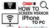How to screen mirror your iPhone to PC 2020