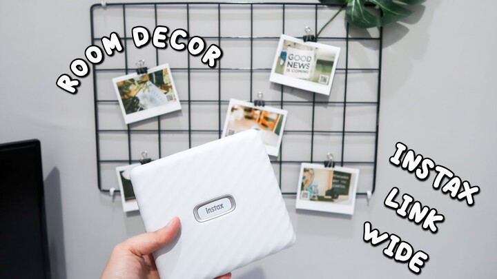 Room Decor with Instax Link Wide Smartphone Printer!! | Super cool!!