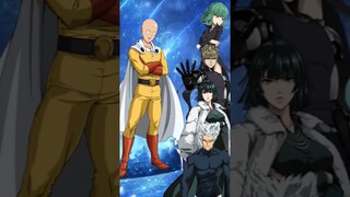 Saitama Vs Tatsumaki, Genos, Fubuki And Garou #shorts #saitama #garou #goku #vegeta #marvel