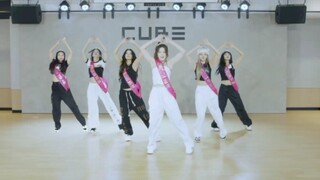 【Queencard】来了(G)I-DLE的练习室，“全网最还原造型”奶味蓝来cube了