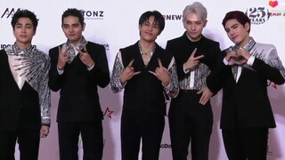 SB19 walk the Asia Artist Awards 2023 in PH red carpet.