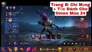 #S24 Liên Quân: Trang Bị, Bảng Ngọc Giúp Tướng Omen Leo Rank Mùa 24