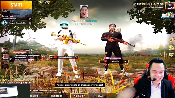 PUBG Mobile - Siêu phẩm Bộ Bim và Lộc Bignose _ Sự kết hợp ăn ý và những pha cover siêu đỉnh
