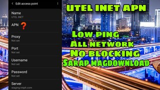 1APN NO LAG AND  STRONG SERVER - Apnet Tricks