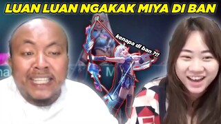 MIYA KU KENAPA DI BAN BUJANG !!! JADI PAKE WANWAN !!!