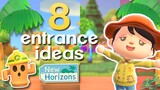 8 QUICK Entrance Ideas for your Animal Crossing Island!!