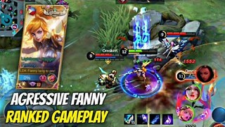 AGRESSIVE FANNY RANKED GAMEPLAY! | MLBB