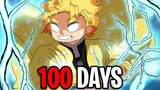 Spending 100 Days As Zenitsu In Demonfall (Roblox)