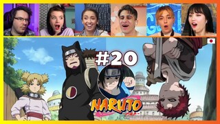 Naruto Episode 20 | Gaara is here! | Reaction Mashup ナルト