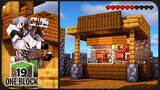 Menjinakkan Skeleton Horse dan Membuat Pasar diatas Awan ! || Minecraft Survival One Block Pt.19