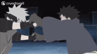 kakashi vs Obito fighting scenes