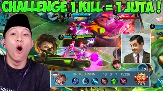 DI CHALLENGE MAIN KIMMY 1 KILL 1 JUTA !!!! DI BAYAR GAK YA ???