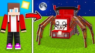 JJ pranks Mikey as Choo Choo Charles in Minecraft (Maizen Mizen Mazien)