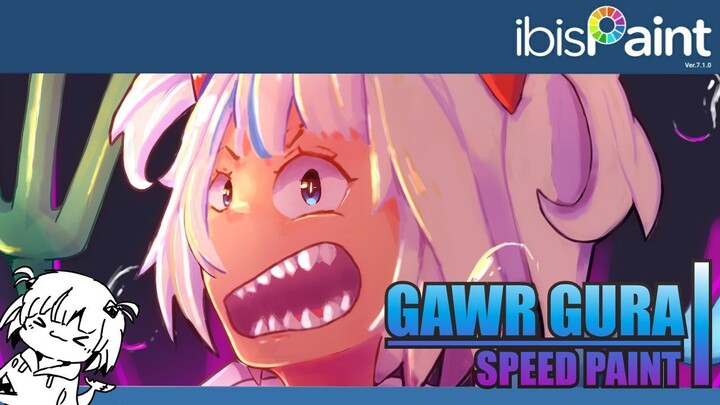 [ IBIS PAINT X ] SPEED PAINT GAWR GURA HOLOLIVE EN