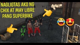 NAG LIGTAS AKO NG CHIX AT MAY KAWASAKI NINJA PA | Maisan ng billionaire gang