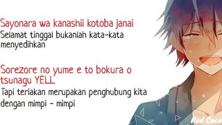 Lagu Jepang Sedih YELL Ikimono Gakari Lirik Terjemahan male versi