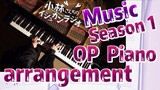 [Miss Kobayashi's Dragon Maid] Music | Season 1 OP  Piano arrangement