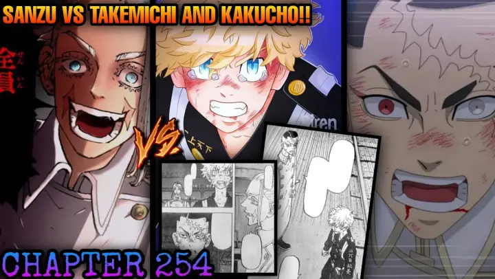 TAKEMICHI AND KAKUCHO VS HARUCHIYO SANZU! | Tokyo Revengers Chapter 254 | Kakucho Become Ally!