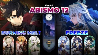 [ABISMO 4.1]  WRIOTHESLEY BURNING MELT & NEUVILLETTE FREEZE - PISO 12 - GENSHIN IMPACT