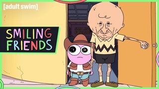 SMILING FRIENDS | The Boss Sends Pim into the Woods | adult swim