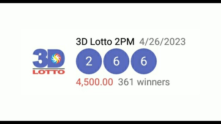 Lotto - 6/45 6/58, 4D 3D 2D - Result April 26 2023 - Wednesday