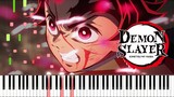 Kamado Tanjirō no Uta - Demon Slayer: Kimetsu no Yaiba Advanced Piano Cover | Sheet Music [4K]