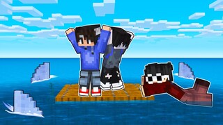 We're STUCK On A RAFT In Minecraft!