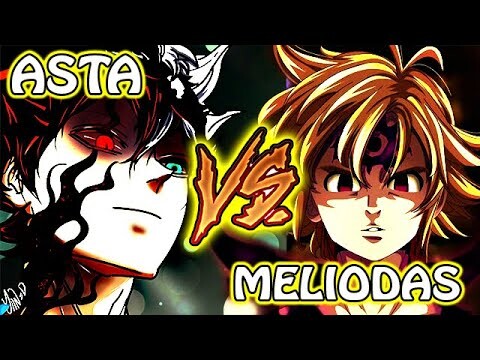 Asta vs. Meliodas - Battle of Demons Full fight (60fps)