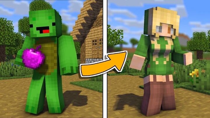 【Maizen】Mikey became a girl【Minecraft Parody Animation Mikey and JJ】