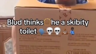 kid think he a skibidy toilet🤣