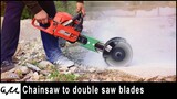 Chain Saw to concrete groove cutter