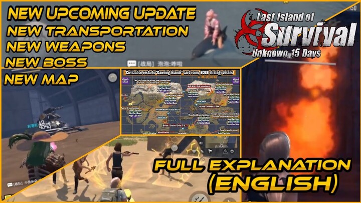 MASSIVE UPDATE NEW MAP NEW WEAPON FULL EXPLANATION (ENGLISH) - Last Island of Survival