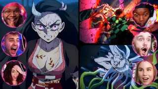 Tanjiro & Nezuko vs Daki! Demon Slayer Season 2 Episode 13 Best Reaction Compilation