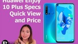 Huawei Enjoy 10 Plus Specs Quick View and Price