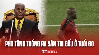 RONNIE BRUNSWIJK | PHÓ TỔNG THỐNG SURINAME gây tranh cãi khi ra sân thi đấu ở TUỔI 60