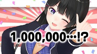 登録者が100万人になったらうれしいな配信！！