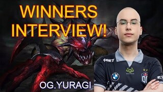 WINNERS INTERVIEW!! (With OG. YURAGI) OG VS GOONSQUAD -DPC WEU Tour 3 Division I DreamLeague S18