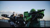 [4K]Real Gundam MS Cosplay Cinematic: Leo ZakuII GM Night Seeker II