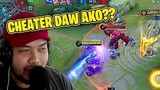 CHEATER DAW AKO SABE NG GROCK | MOBILE LEGENDS
